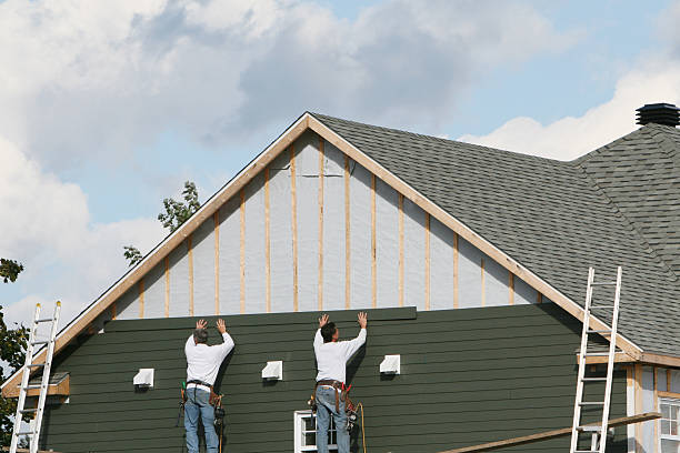 Professional Siding Replacement technician working in Rochester Mills, PA